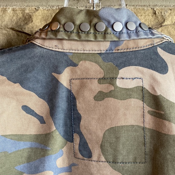 Zadig & Voltaire Camo Print Biker Jacket - Picture 8 of 9